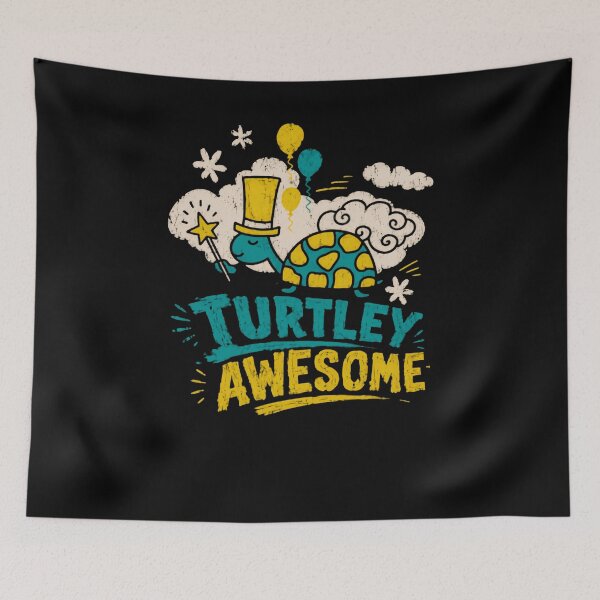 Item preview, Turtley Awesome Turtle Pun Animal Birthday Celebration designed and sold by HumansStuck12.