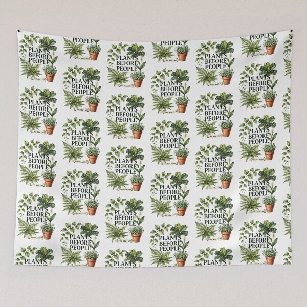 Item preview, PLANTS BEFORE PEOPLE FUNNY PLANT LOVER T-SHIRT designed and sold by Estte-creative.