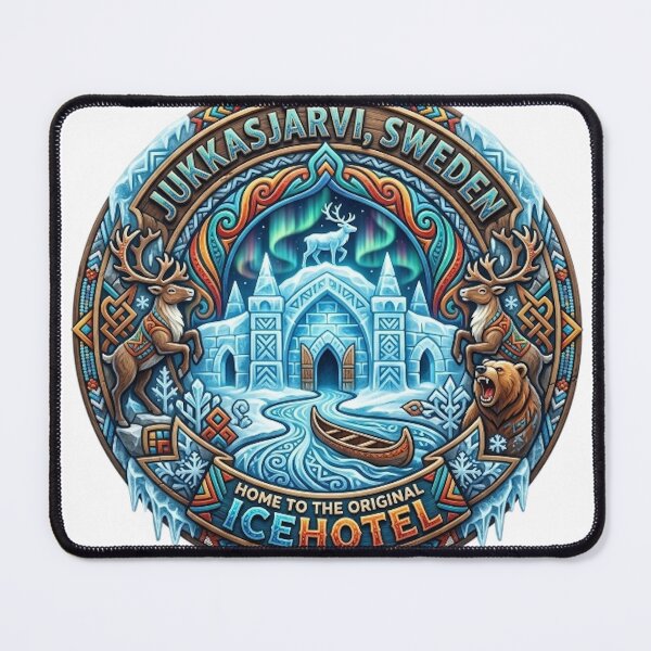 Item preview, JUKKASJARVI SWEDEN ICE HOTEL designed and sold by likbatonboot.