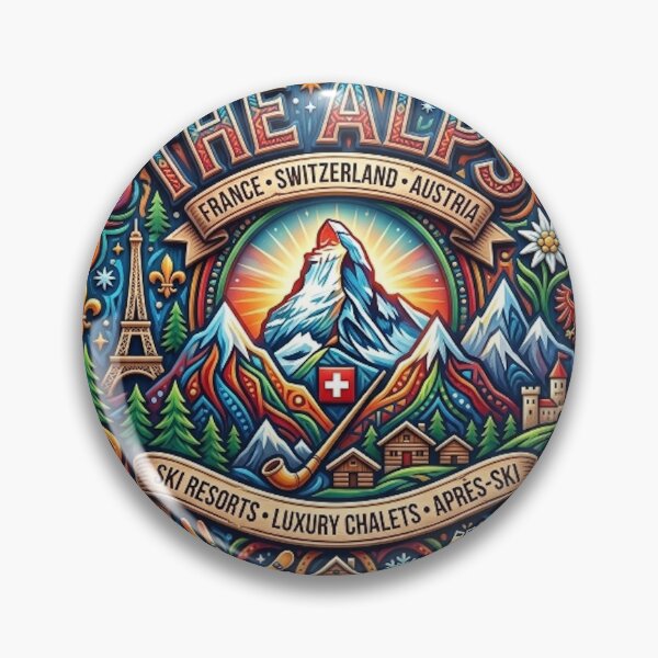 Item preview, THE ALPS FRANCE SWITZERLAND AUSTRIA designed and sold by likbatonboot.
