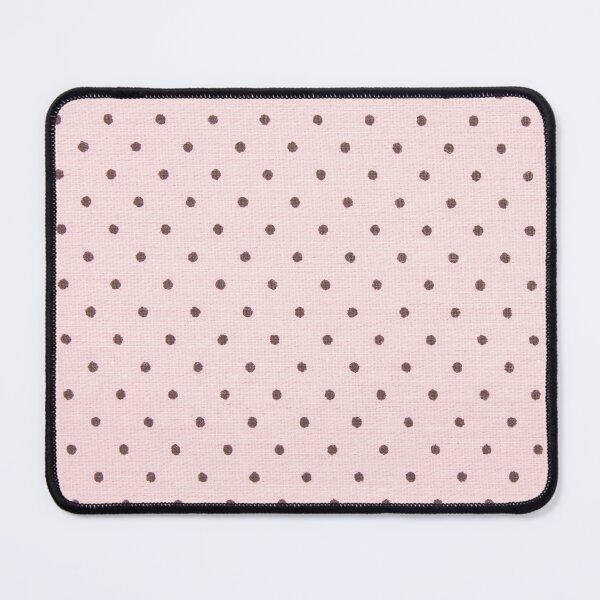 Item preview, Cute Pastel Pink Polka Dot Fabric Texture designed and sold by danaJG.