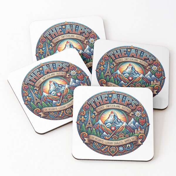 Item preview, THE ALPS FRANCE SWITZERLAND AUSTRIA designed and sold by likbatonboot.