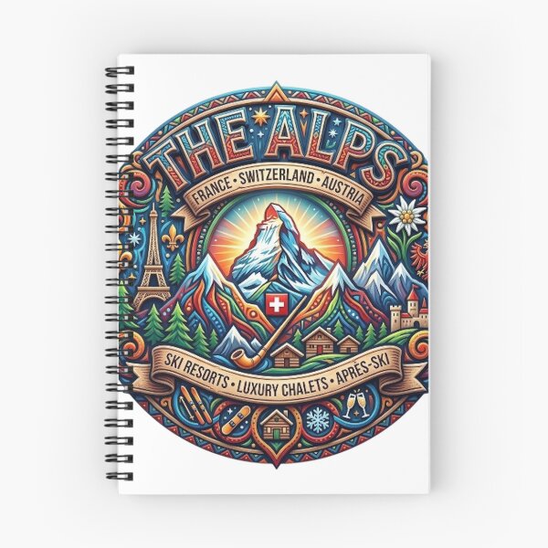 Item preview, THE ALPS FRANCE SWITZERLAND AUSTRIA designed and sold by likbatonboot.
