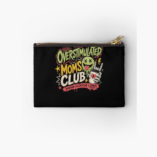 Item preview, Overstimulated Moms Club Motherhood Parenting Mom Life designed and sold by RetroMini2026.