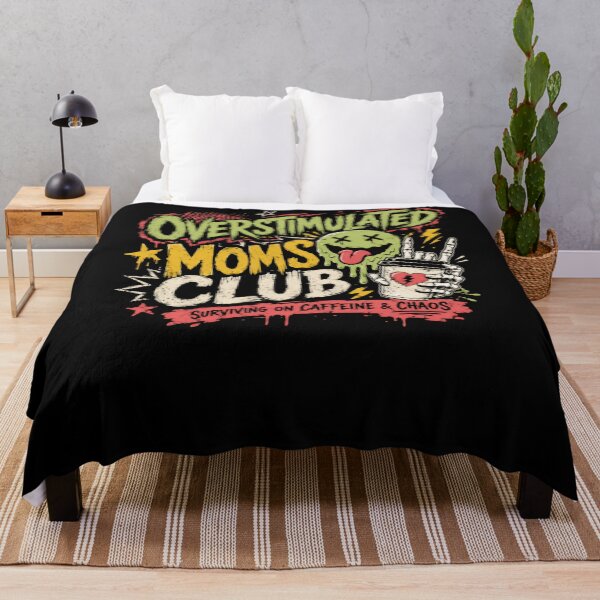 Item preview, Overstimulated Moms Club Motherhood Parenting Mom Life designed and sold by RetroMini2026.