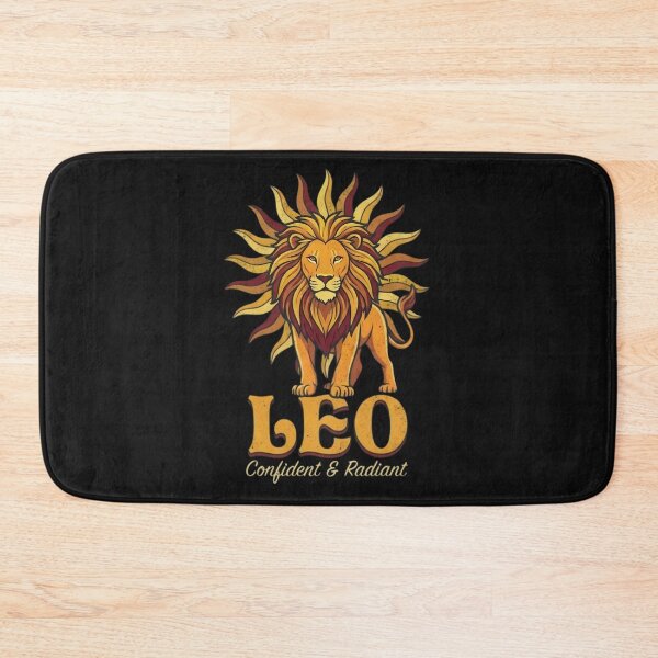 Item preview, Leo Zodiac Lion Design – Confident & Radiant Daily Horoscope Artwork | Astrology Gift for Leo designed and sold by Bhaskar Digital Art.