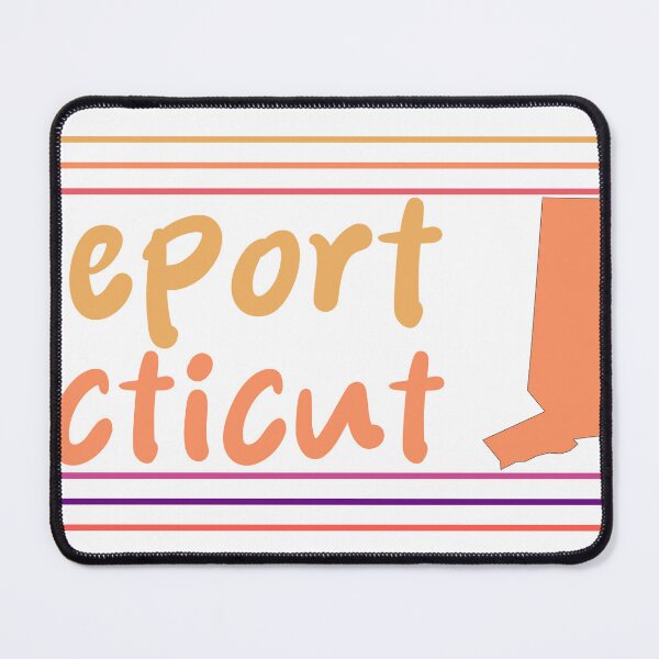 Item preview, Bridgeport Connecticut City Marked On State Map designed and sold by TheIconSmith.