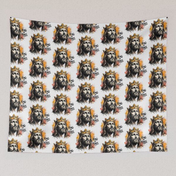 Item preview, Jesus king of kings designed and sold by Tiny-Love ⭐⭐⭐⭐⭐.