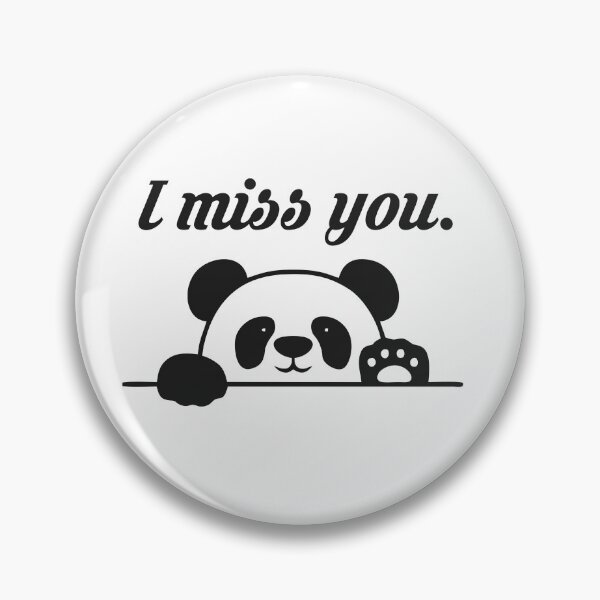 Item preview, Cute Panda Saying I Miss You designed and sold by CeresGraphic.