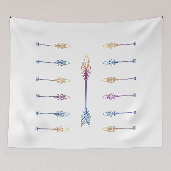 Item preview, Mystic Gradient Arrows: Ornate Tribal Geometry designed and sold by Dzblack.