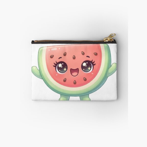 Item preview, Cute Kawaii Watermelon Character Funny Happy Fruit Cartoon Design designed and sold by irfanshikh.