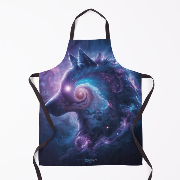 Item preview, Cosmic Wolf Art in Vibrant Space Colors designed and sold by Nick Seidel.