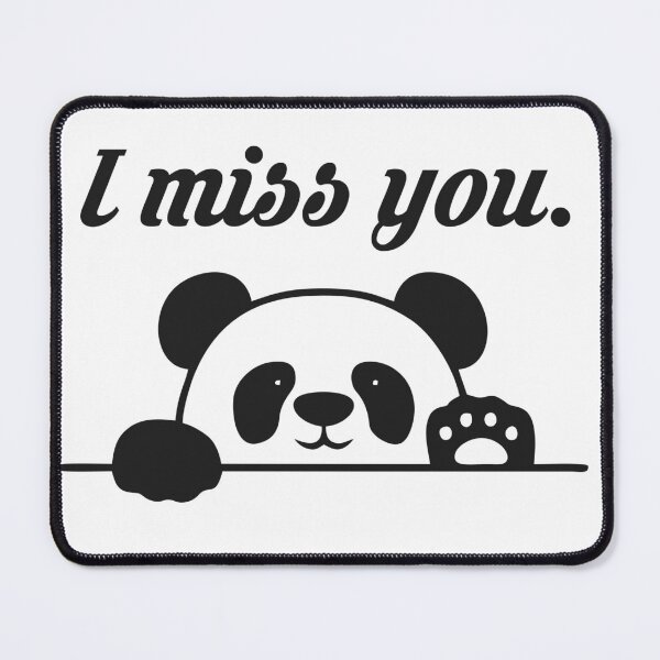 Item preview, Cute Panda Saying I Miss You designed and sold by CeresGraphic.