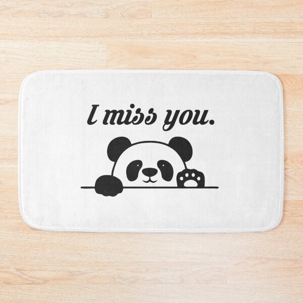 Item preview, Cute Panda Saying I Miss You designed and sold by CeresGraphic.