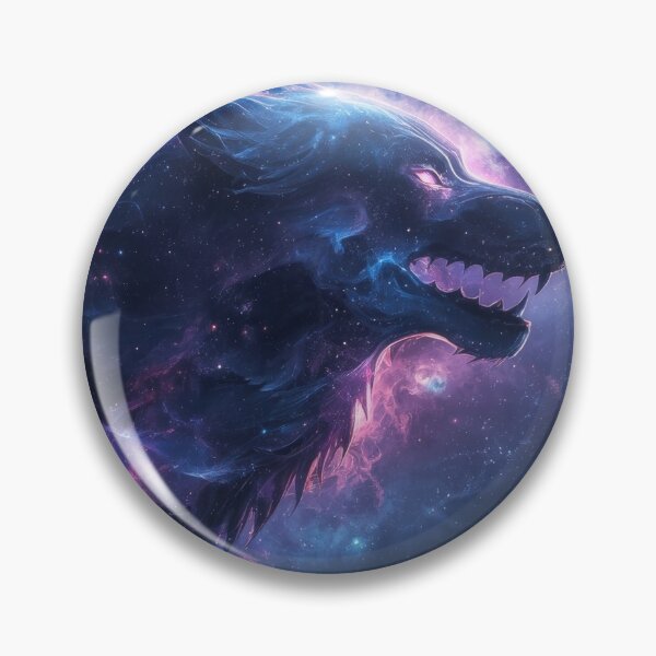 Item preview, Cosmic Wolf Art in Nebula Colors designed and sold by Nick Seidel.