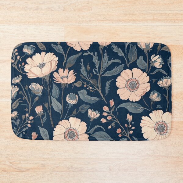 Aperçu de l'œuvre Moon Flower Pastel Pattern – Soft Botanical Seamless créée et vendue par Art70shop.