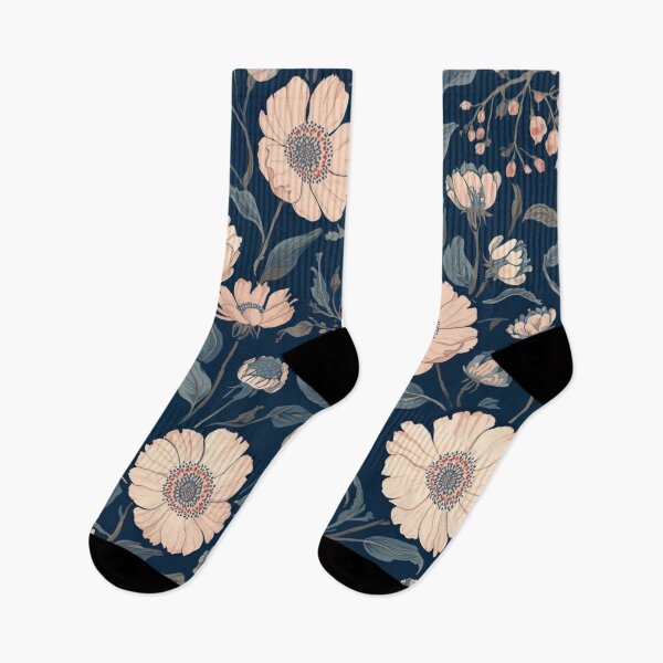 Item preview, Moon Flower Pastel Pattern – Soft Botanical Seamless designed and sold by Art70shop.