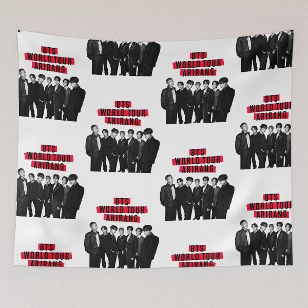 Item preview, BTS World Tour Arirang Red Tape Graphic designed and sold by moamaxshop.