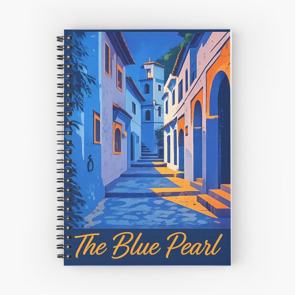 Item preview, The Blue Pearl – Mediterranean Night Alley designed and sold by KM Design.