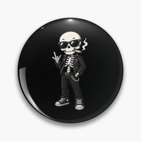 Item preview, Cool Skeleton Rocker Biker Leather Jacket Cigarette designed and sold by Seculinator.