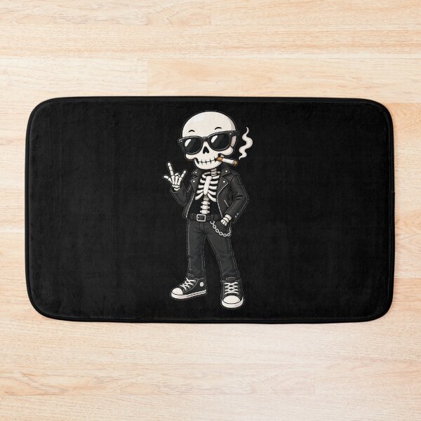 Item preview, Cool Skeleton Rocker Biker Leather Jacket Cigarette designed and sold by Seculinator.