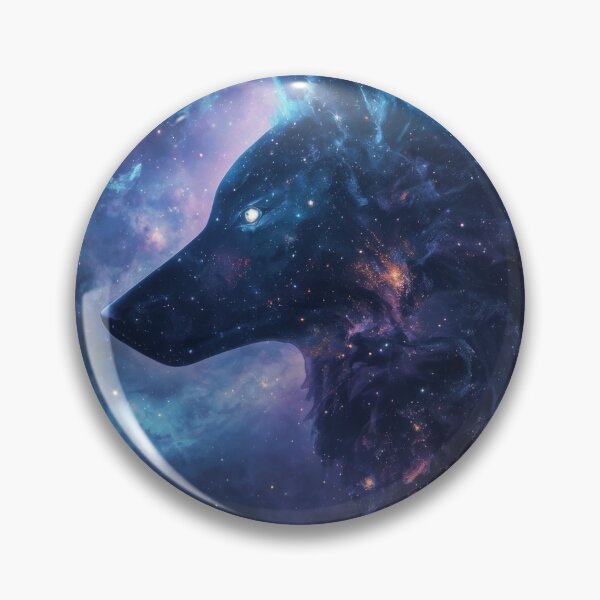 Item preview, Cosmic Wolf Head in Galaxy Art designed and sold by Nick Seidel.