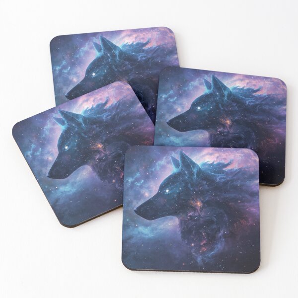 Item preview, Cosmic Wolf Head in Galaxy Art designed and sold by Nick Seidel.