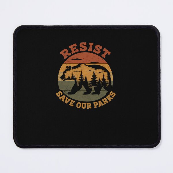 Item preview, Resist Save Our Parks National Parks Conservation Environmental Activist designed and sold by RetroMini2026.