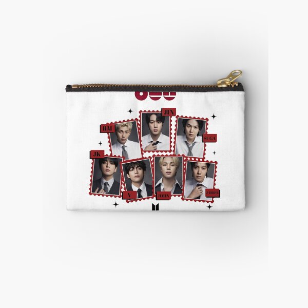 Item preview, BTS Members Vintage Red Stamp Collage designed and sold by moamaxshop.