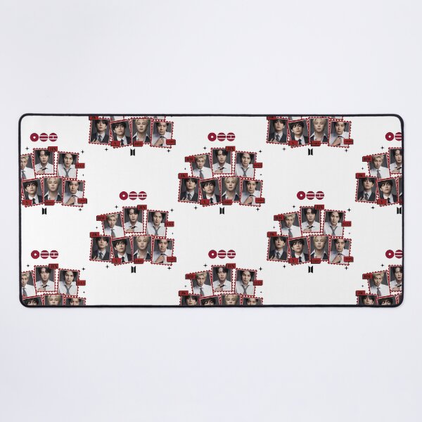 Item preview, BTS Members Vintage Red Stamp Collage designed and sold by moamaxshop.