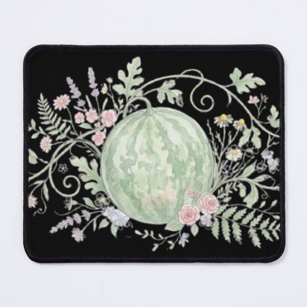 Item preview, Watercolor Watermelon Floral Wreath Botanical Fruit Art Design designed and sold by irfanshikh.