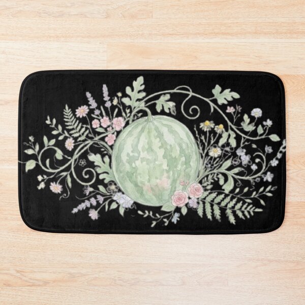 Item preview, Watercolor Watermelon Floral Wreath Botanical Fruit Art Design designed and sold by irfanshikh.