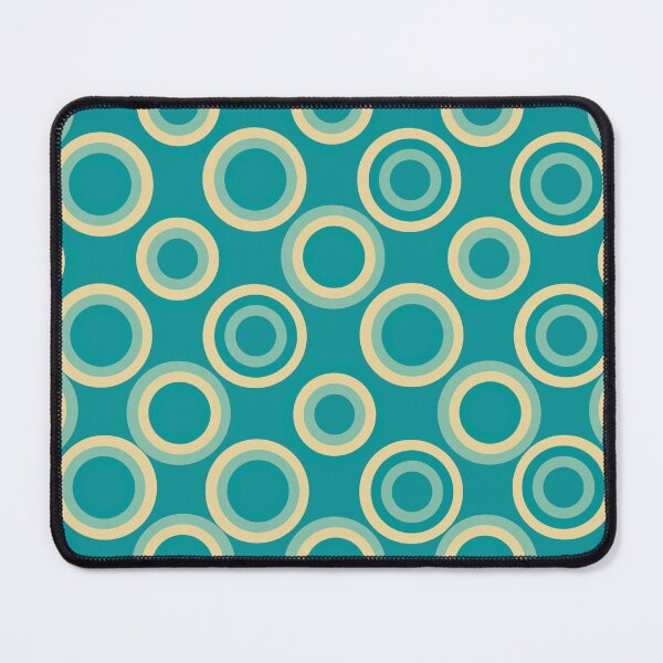 Item preview, Art Deco Circles 96 in a teal background designed and sold by StefanStudioArt.