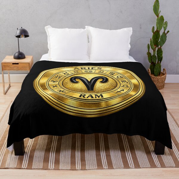 Item preview, Aries Zodiac Symbol – Gold Disk designed and sold by Synthos1978.