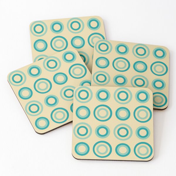 Item preview, Art Deco Circles E9 in a beige background designed and sold by StefanStudioArt.