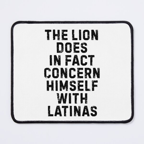 Item preview, Funny Lion Quote Latina Humor meme gift designed and sold by Amzkao.