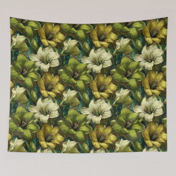 Item preview, Graceful Amaryllis Flower - Hawaiian Flower Pattern   - Gifts For Him designed and sold by RoyalStarsPatts.