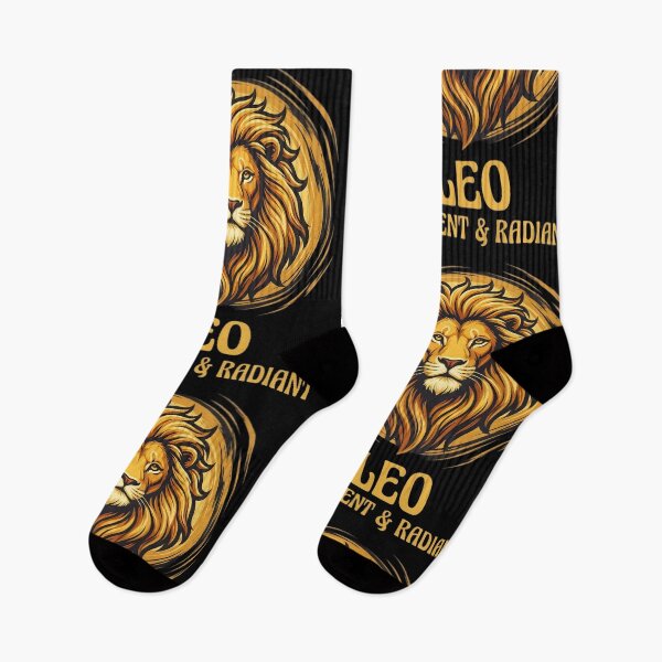 Item preview, Leo Zodiac Sign Lion Art – Confident & Radiant Daily Horoscope Design | Astrology Gift for Leo Lovers designed and sold by Bhaskar Digital Art.