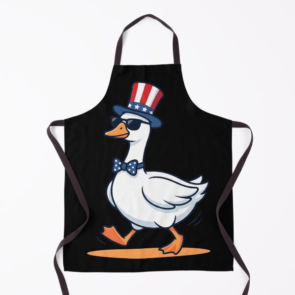Item preview, Patriotic Goose Wearing USA Hat and Sunglasses | Funny American Independence Day Cartoon designed and sold by fawzimorsy.