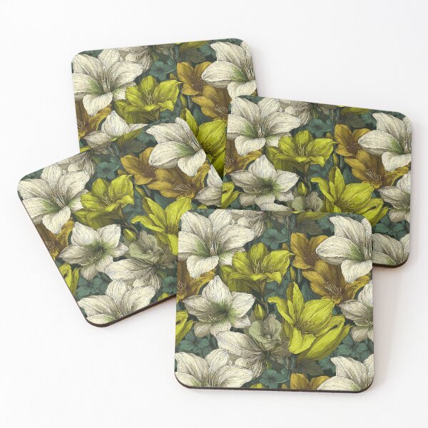 Item preview, Ornamental Amaryllis Print - Tropical Flower Pattern   - Gifts For Husband designed and sold by RoyalStarsPatts.