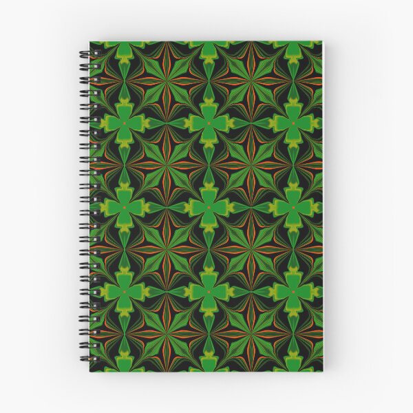 Item preview, Vibrant Green and Gold Geometric Mandala Pattern designed and sold by SahmatArt.