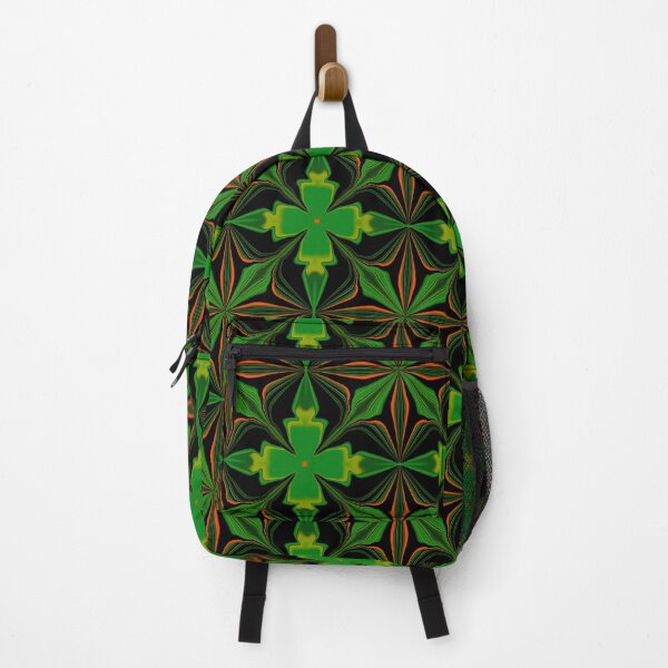 Item preview, Vibrant Green and Gold Geometric Mandala Pattern designed and sold by SahmatArt.