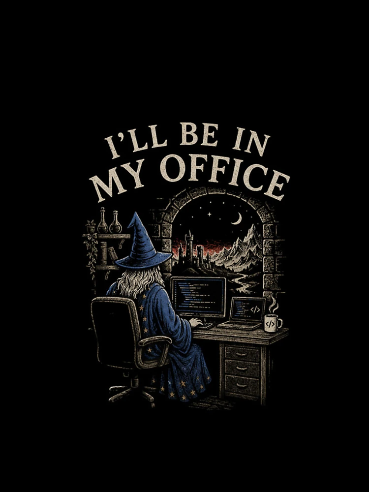 Thumbnail 4 of 4, iPhone Case, Wizard Programmer Coding Humor designed and sold by bosamji.