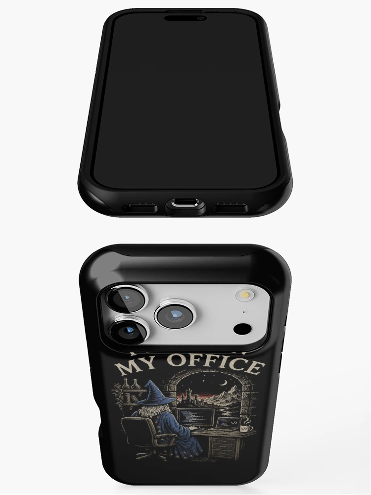 Thumbnail 3 of 4, iPhone Case, Wizard Programmer Coding Humor designed and sold by bosamji.