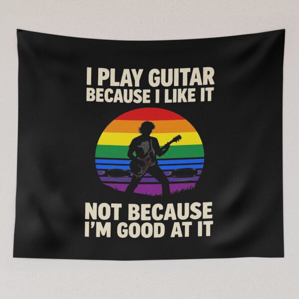 Item preview, I play guitar because I like it not because I'm good at it designed and sold by zuczekgti.