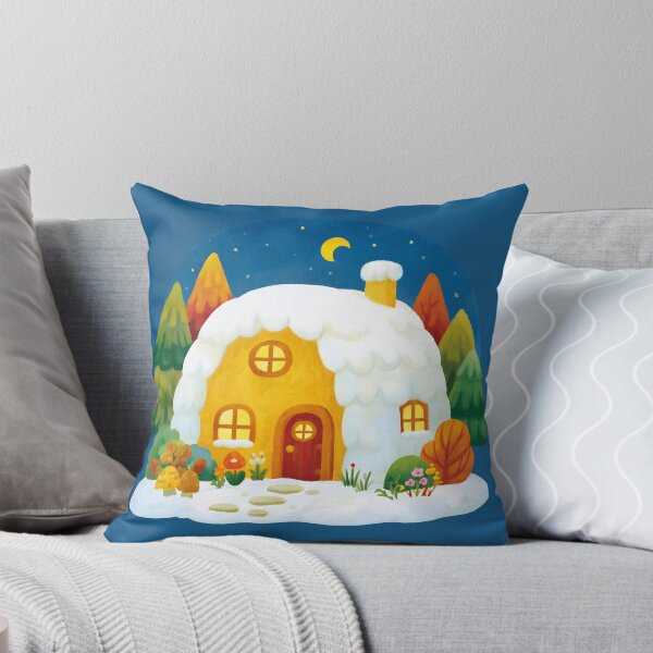 Item preview, Cozy Snow Cabin and Winter Magic Sticker designed and sold by AMIDATORA.