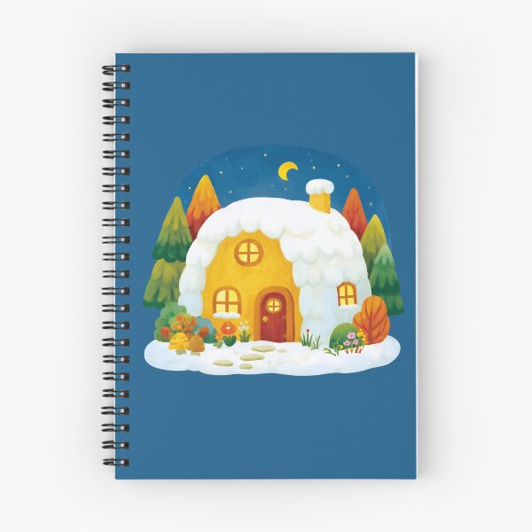 Item preview, Cozy Snow Cabin and Winter Magic Sticker designed and sold by AMIDATORA.