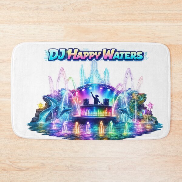 Item preview, DJ Happy Waters Festival Party Scene PNG designed and sold by Hookesmode.