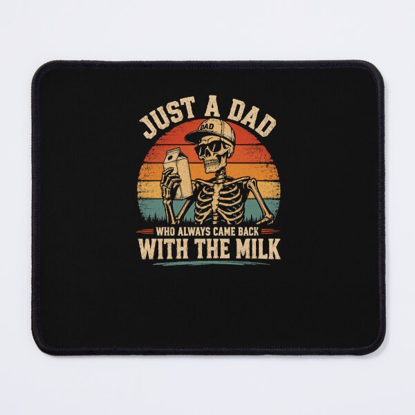 Item preview, Just A Dad Who Always Came Back With The Milk Father Humor Meme designed and sold by RetroMini2026.