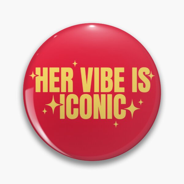 Item preview, Her Vibe Is Iconic | Aesthetic Girl Power, Feminine Energy & Good Vibes Quote designed and sold by boldstuffshop.